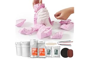 HomeBuddy Hand Casting Kit - Keepsake Hand Mold Kit for Couples - Includes Alginate Molding Powder, Casting Stone, and Instructions - Perfect for Weddings, Anniversaries, Family Memories, DIY Projects