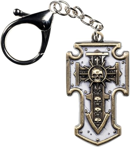 Starforged Compatible with Warhammer 40K Indomitus Crusade Badge 1 PC Brass Keychain