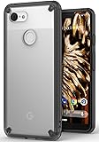 Ringke [Fusion] Compatible with Pixel 3 XL Case, Clear Transparent PC Back TPU Bumper [Drop Defense] Raised Bezels Scratch Protection Natural Form Cover for Google Pixel 3 XL - Smoke Black