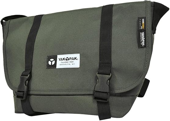 Amazon ヤックパック Yakpak ショルダーバッグ メンズ レディース 通学 通勤 メッセンジャーバッグ 斜めがけ 斜めがけバッグ 大人 高校生 D Gray 斜めかけバッグ