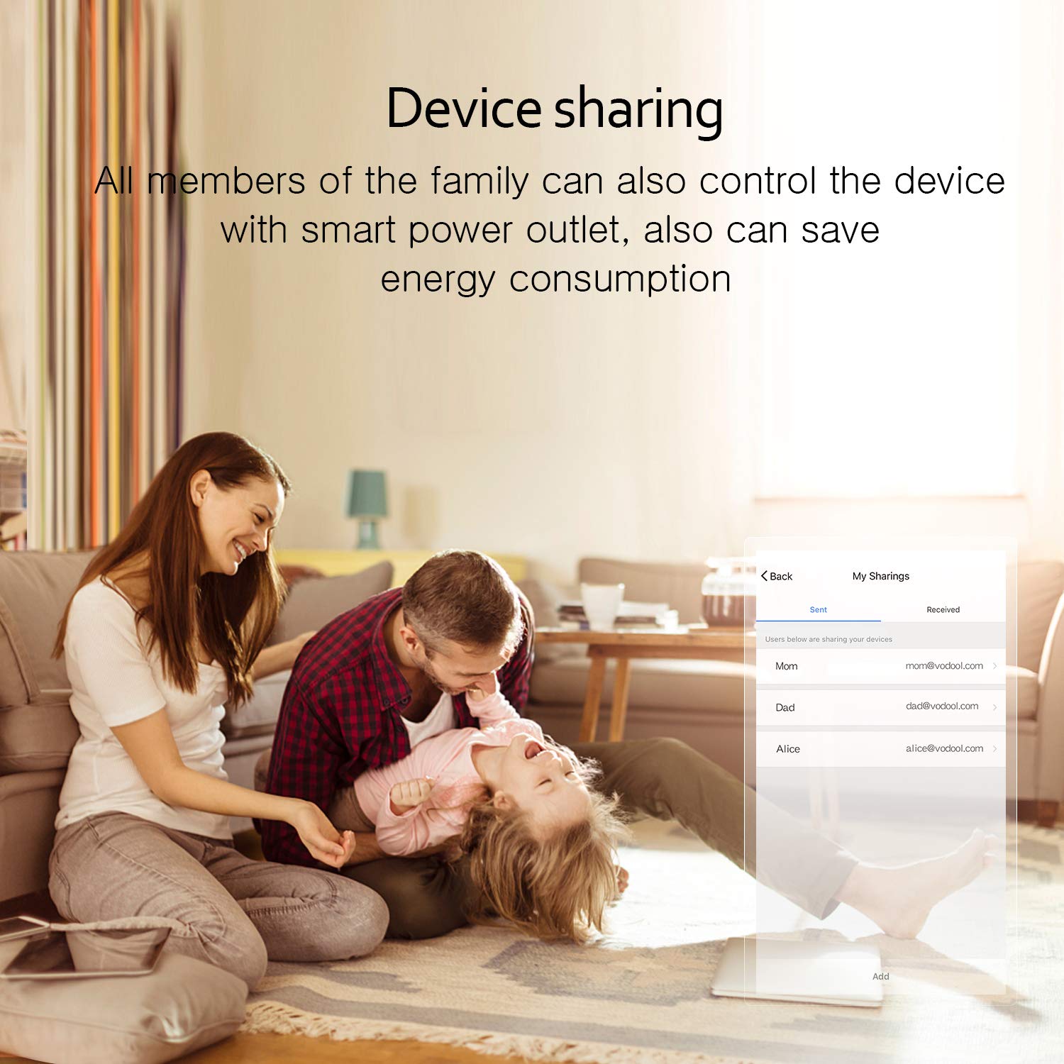 WLAN Steckdose, Smart Steckdose mit Verbrauchsanzeige Timer kompatibel mit iOS & Android, funktioniert mit Alexa/Google Home/IFTTT, Kein Hub erforderlich 10A-2300W