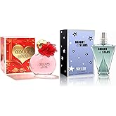 META-BOSEM Women's Perfume Gift Set, EDP, 2 Pack (3.4 oz / 100 mL each), Bright as the star, Catch Love, Modern Floral & Soft Floral, for everyday & daytime wear, Long-Lasting, Gift Ready