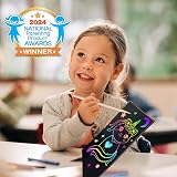 ZMLM Scratch Art for Kids 2 Pack Large Rainbow Scratch Notebooks Pink view 2
