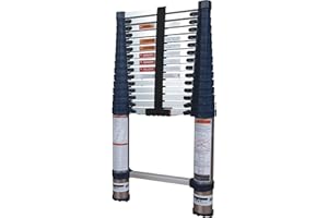 CORE DISTRIBUTION INC CORE Distribution XTEND+Climb 785P Telescoping Ladder, 250 lb Weight Capacity, 16-Step, Aluminum
