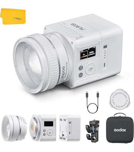 GODOX LEDライト LED1000Bi II +1灯 合計2塔 収納付 Amazon.com