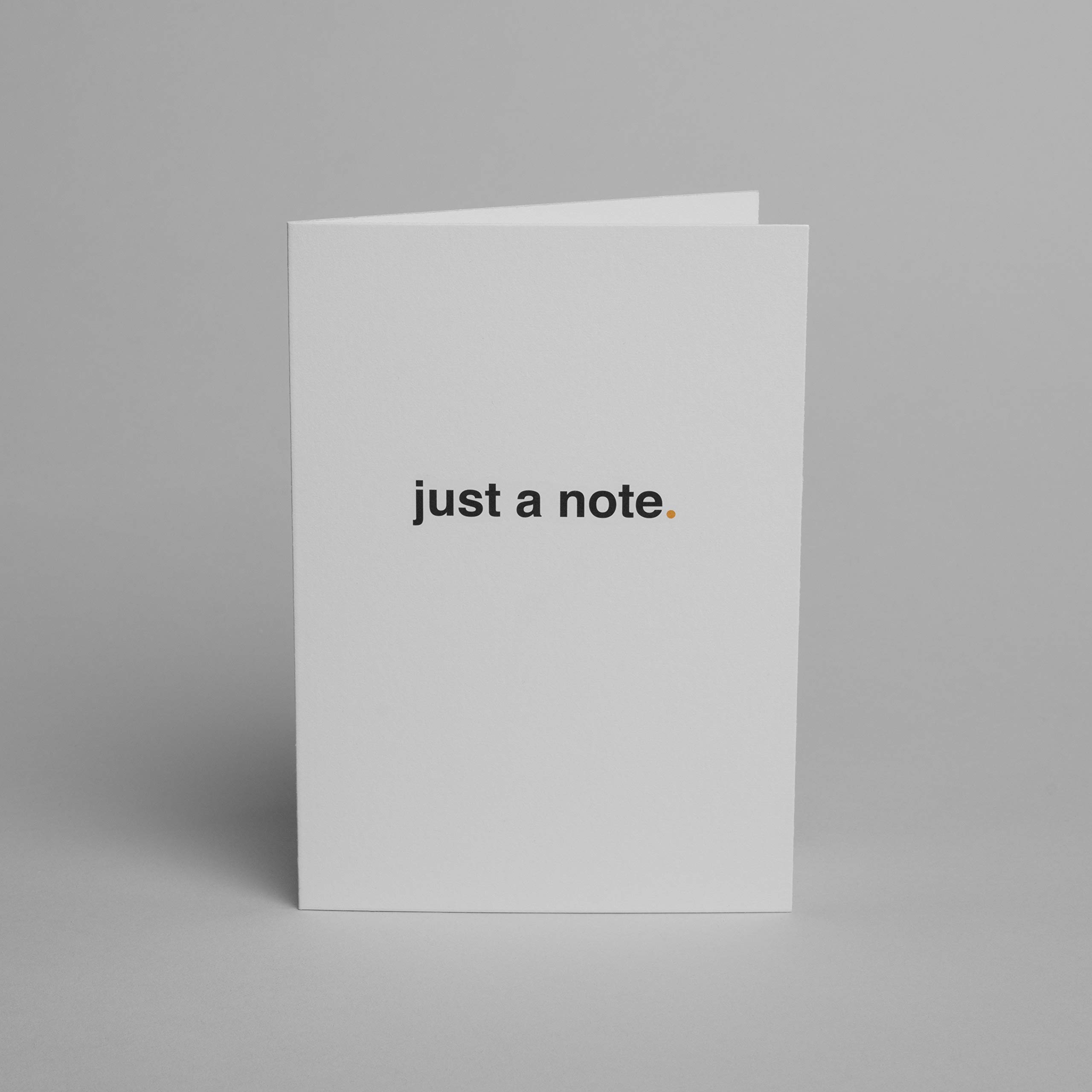 Blake Note Cards - Just A Note Cards (127 x 176mm) - Pack of 10 - Premium Quality 330GSM - Luxury & Minimalistic Cards - Appreciation/Thank You Cards & Envelopes - Announcement Cards (NCC3400/10)