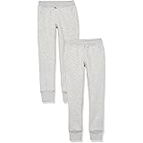 Amazon Essentials Girls and Toddlers' Sweatpants, Multipacks
