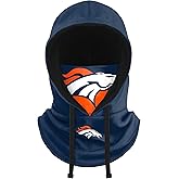 NFL Team Logo Team Color Drawstring Winter Cap Hooded Gaiter Balaclava Face Cover