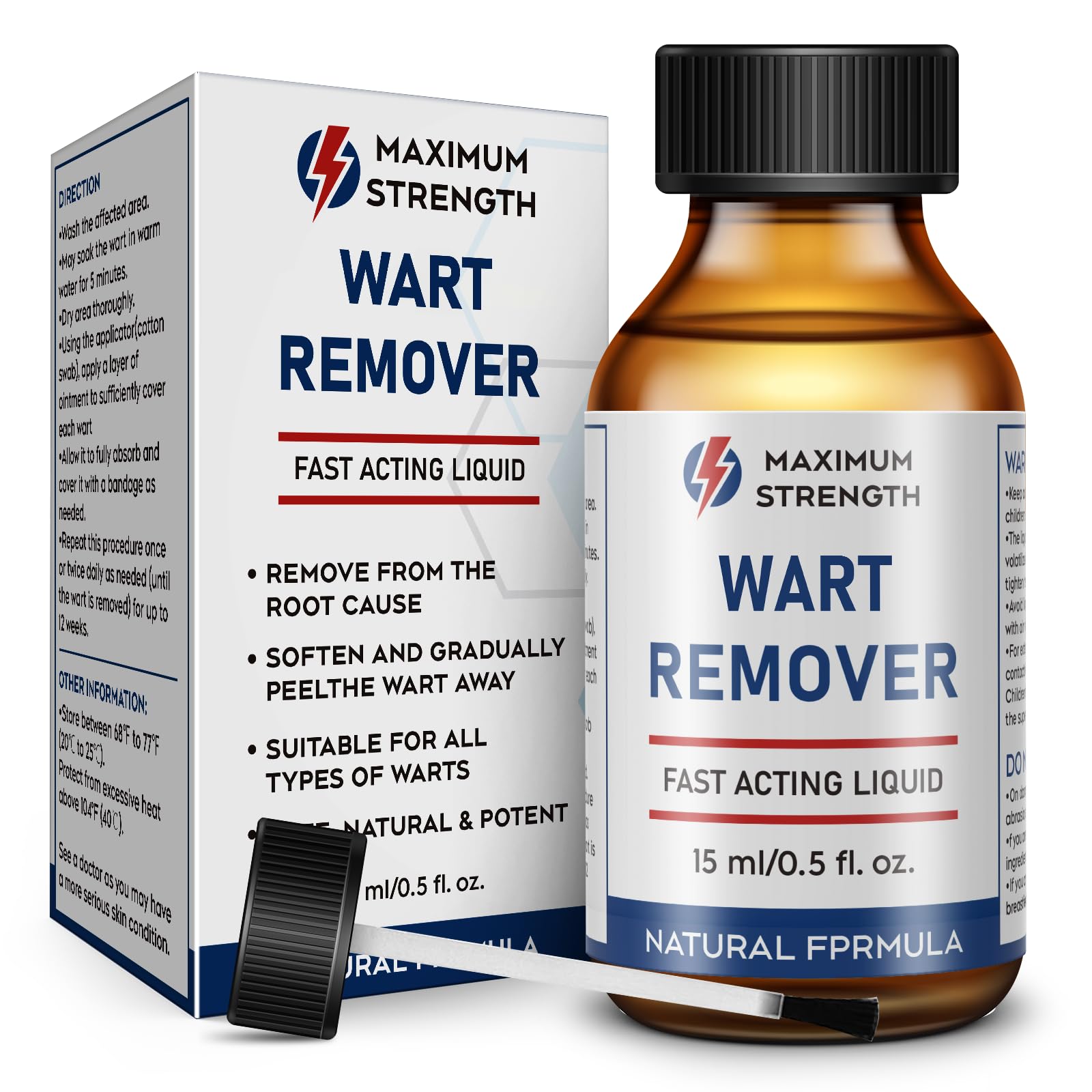 Photo 1 of "STAY STOKED" Wart Remover, 15ml Fast-Acting Wart Freeze Off with Natural Herbal Extracts - Gentle Yet Powerful for Common Warts, Plantar Warts on Hands/Feet-0123