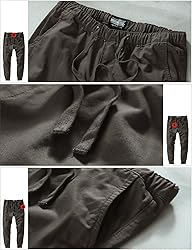Match Men's Loose Fit Chino Washed Jogger Pant