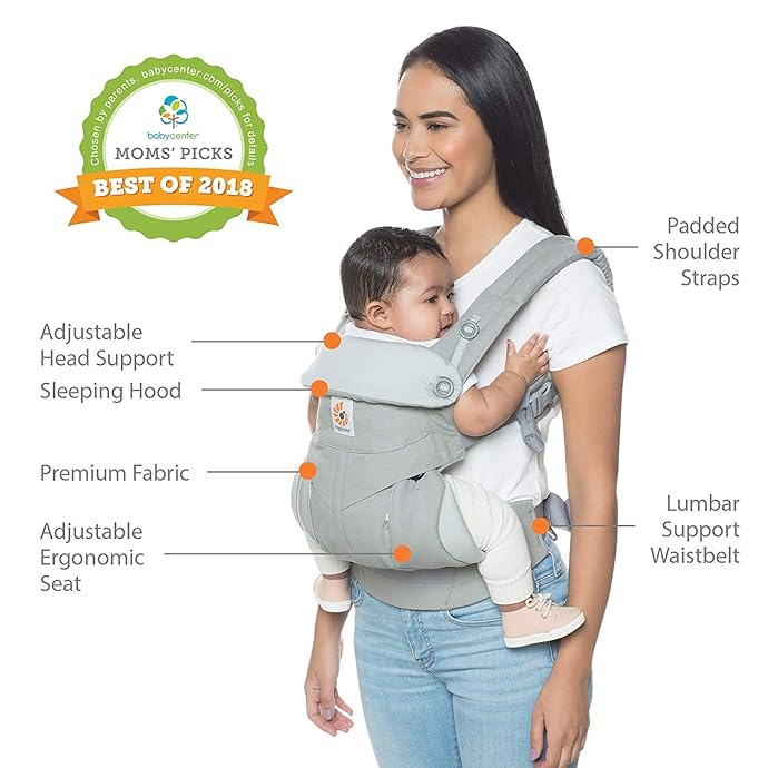 Ergobaby 360系列 透气款 4种背法婴儿背带 抱袋 5.5折 两色可选 海淘转运到手约¥756 国内¥1630