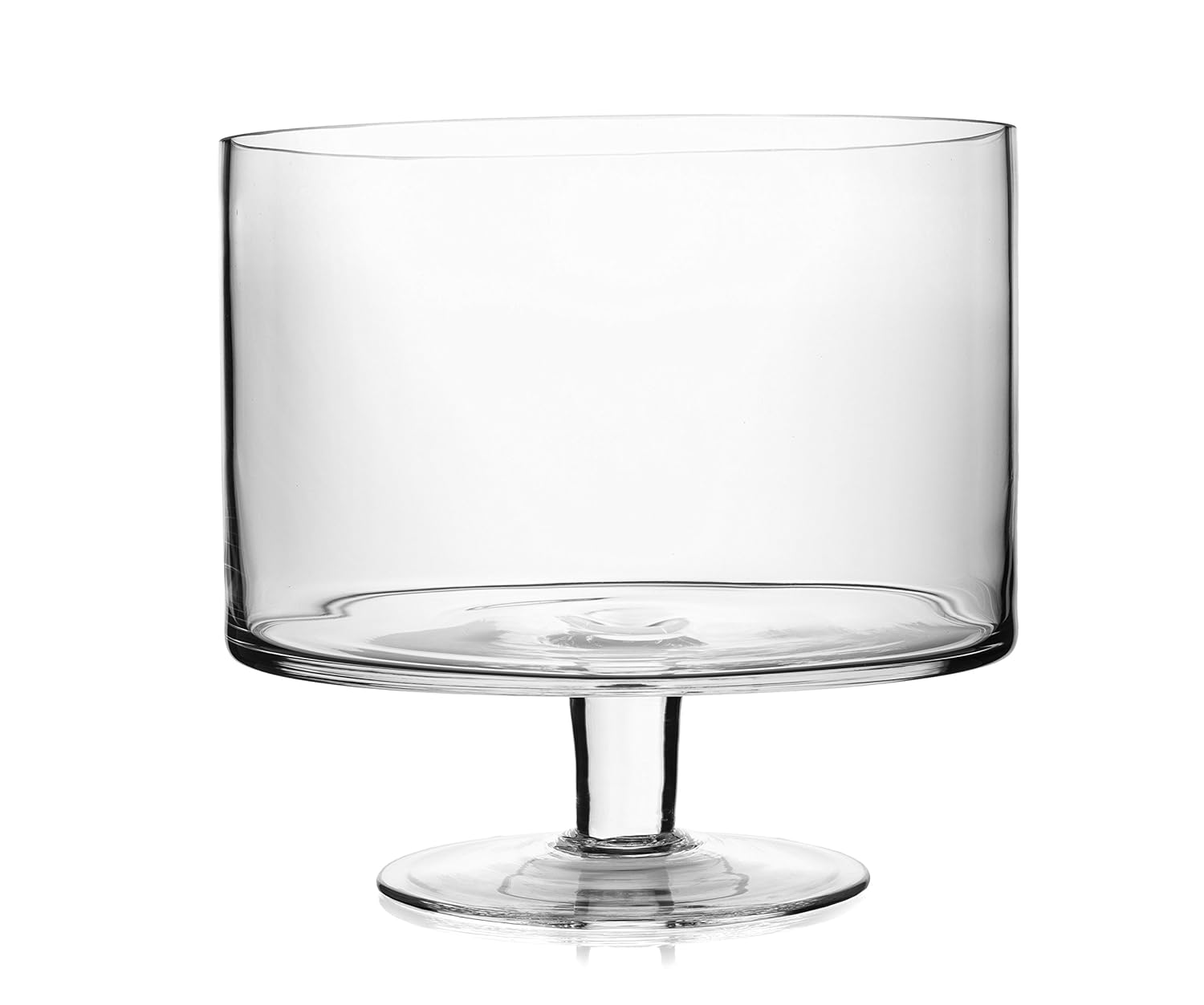 Trifle Bowl Serve Bowl 4 L SOLAVIA Transparent Glass Footed Dessert