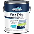 TotalBoat Wet Edge Marine Topside Paint for Boats, Fiberglass, and Wood (Classic Whaler Blue, Gallon), 1 Gallon (Pack of 1)