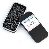 120Pcs Premium Lighter Flints | Universal Refills for Zippo, Clipper &amp; Most Lighters | High-Ignition, Long-Lasting Flint Replacement Kit, Black