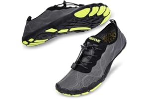 HIITAVE Men Barefoot Water Shoes Beach Aqua Socks Quick Dry for Outdoor Sport Hiking Swiming Surfing