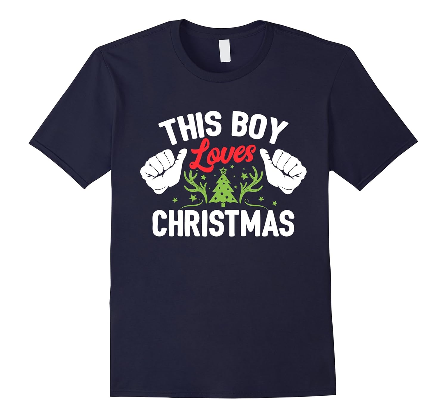 This Boy Loves Christmas Matching Family T-Shirts-ANZ