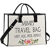 WCGXKO Mimi Mother's Day Gift Grandma Merchandise Travel Gift Cosmetics Bag (MIMI'S TRAVEL LT)