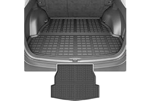 powoq Trunk Mat Compatible with 2019 2020 2021 2022 2023 2024 2025 Toyota RAV4 Cargo Mat TPE Cargo Liner Trunk Liner Replacement for 2019-2025 Toyota RAV4 Accessories (Fit 2019-2025,Rear Trunk Mat)