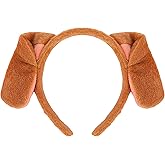 HOYDATE Dalmatian Headband with Dog Ears Costume Dog Ears Headband Cartoon Hair Hoop Headband Hair Accessories