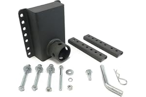 Trailer Valet TV Mount Bracket Accessories -- JX Large -- Fits Trailer Valet JX5 Side Mount Jack , Supports Trailer Frames Up to 5.75 in High, Includes Hardware and Stow Pins for Secure Installation