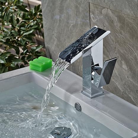 Maifeini Una Palanca Única Rectangular Moderno Grifo Mezclador Agua