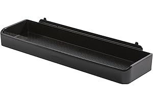 Rubbermaid Fasttrack Wall Hardware Tray, Black, Garage Organization System, Easy Wall Mount Tray for Hardware Storage, Easy A