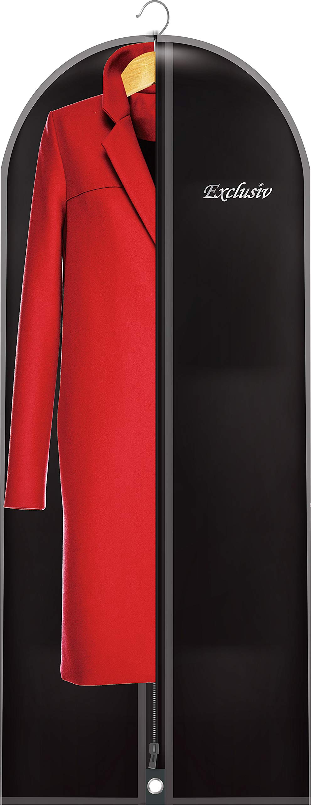 Maishijie 150 * 60cm Breathable Oxford Fabric Garment Suit Clothes Covers Bags, 60 inch Suit Bag for Storage Cloth Cover, Washable, Full Zipper Long Dress, Traveling Easy to Carry