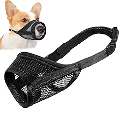 LUCKYPAW Dog Muzzle, Mesh Muzzle for Small Medium