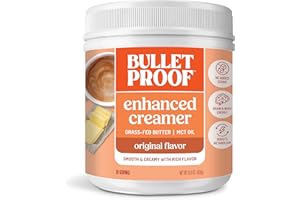 Bulletproof Original Creamer, 14.8 Ounces, Keto Coffee Creamer with MCT Oil and Grass-Fed Butter, Supports Brain Function