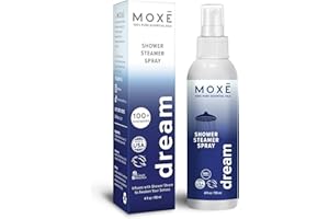 MOXE Shower Mist, Spa Steam Spray, Certified Natural Essential Oils, Aromatherapy, Tension Relief (Dream, 118 ml (Pack of 1))
