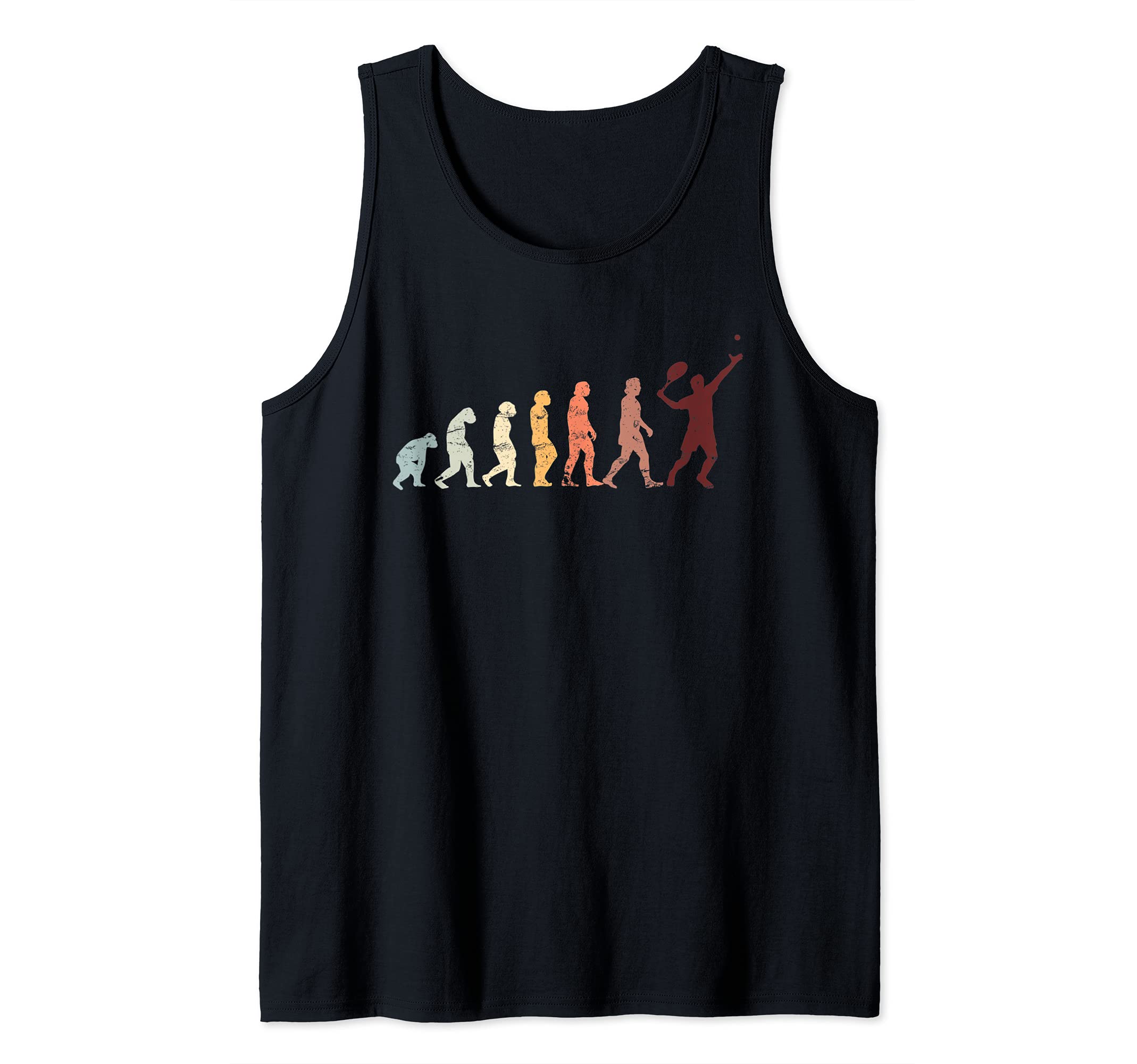 Tennis Player Retro Evolution Tennis Trainer Coach Match Tank Top