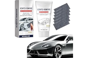 EZBNG Upgrade Nano Sparkle Cloth Car Scratch Remover, Car Scratch Repair Paste, Nano Sparkle Cloth for Car Scratches, Magic Car Scratch Repair Cloth(6pcs Cloth 1pcs Repair Paste)