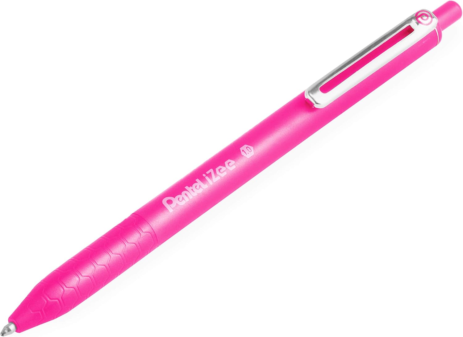 Pentel iZee BX470 Retractable Ballpoint Pen - 1.0mm - Pink - Pack of 14 - Image 3