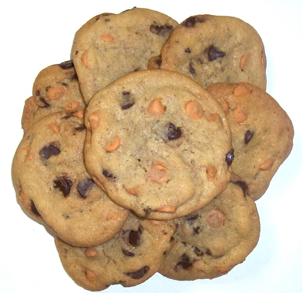 Scott S Cakes Chocolate Chip Cookies With Butterscotch Chips In A 1 Pound White Bakery Box Amazon Com Grocery Gourmet Food