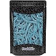 Fruidles Licorice Laces, Long Candy Straws, String Licorice Candy, Soft Chewy, Gelatin-Free, Party Favor (Sour Blue Raspberry Laces, Half-Pound)