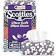 Scotties Ultra Soft - Premium 3-Ply Facial Tissue, Hypoallergenic and Dermatologist Tested, Large Size, 4 Boxes, 104 Tissues