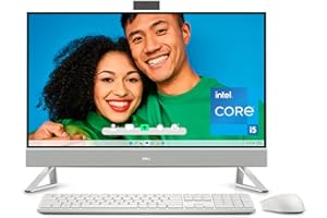 Dell Inspiron 27 7720 All in One Desktop - 27-inch FHD Touchscreen Display, Intel Core i5-1335U, 16GB DDR4 RAM, 512GB SSD, In