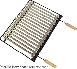 EL ZORRO 71517-tiroir BBQ Grill with Elevator & Stainless Steel Grate view 3