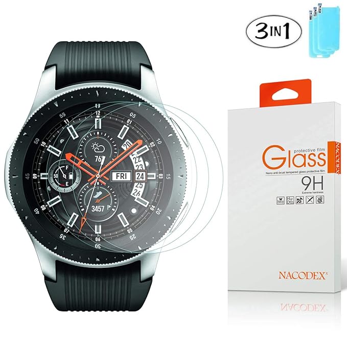 Amazon.com: [3 Pack] Samsung Galaxy Watch (46mm) Screen ...