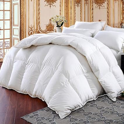 Three Geese Luxurious Goose Down Comforter Twin Size Duvet Insert All Seasons Down Comforter100 Down Proof Fabric Cover Filled 40oz High Fill