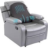 HOMBYS Extra Long Lumbar Support Pillow for Recliner Chair, 50D Molded Memory Foam Back Support Cushion with Full Back Support, Ergonomic Design &amp; Breathable Cover