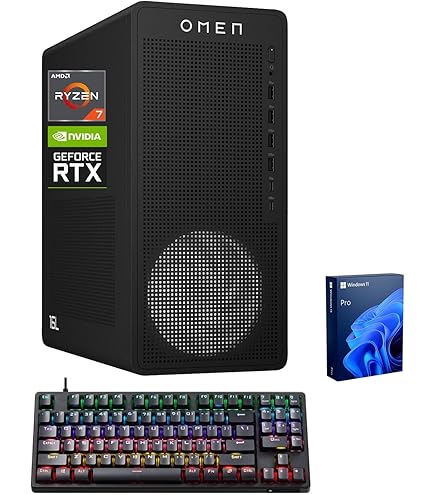 Amazon.com: HP OMEN 16L i7 RTX 4060 Gaming Desktop, Intel i7