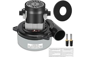 VTNPQ 116392-00/116392-01 Vacuum Motor Replacement, 2-Stage 120V 5.7 Inch Vacuum Blower, High Power, Quiet and Efficient, Easy to Install, for Central Vacuum Systems, Boat Lift Motor, Industrial Cleaning