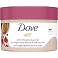 Dove Exfoliating Body Polish Scrub For Silky, Soft Skin Pomegranate and Shea Butter Body Scrub Exfoliates and Provides Lastin