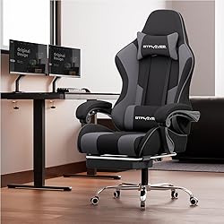 GTPLAYER Gaming Chair, Computer Chair with Footrest