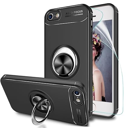 LeYi Compatible with Hülle iPhone 5S / iPhone SE/iPhone 5 /iPhone SE 2 Handyhülle mit HD Folie Schutzfolie,Cover Bumper 360 G