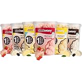 Don't Worry Meringue Cookies, Cookies &amp; Cream, Strawberry, Vanilla | Low Sugar Candy with 1 Calorie per Piece | Keto Friendly Gluten Free Dessert and Healthy Snacks For Adults