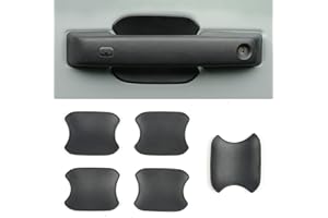LitMiRaCle Car Door Bowl Scratch Protector for Ford Bronco, Exterior Door Handle Bowl Cover Protection Trim Accessories Compatible with Ford Bronco 2021 2022 2023 2024 4 Doors, Black, ABS Plastic