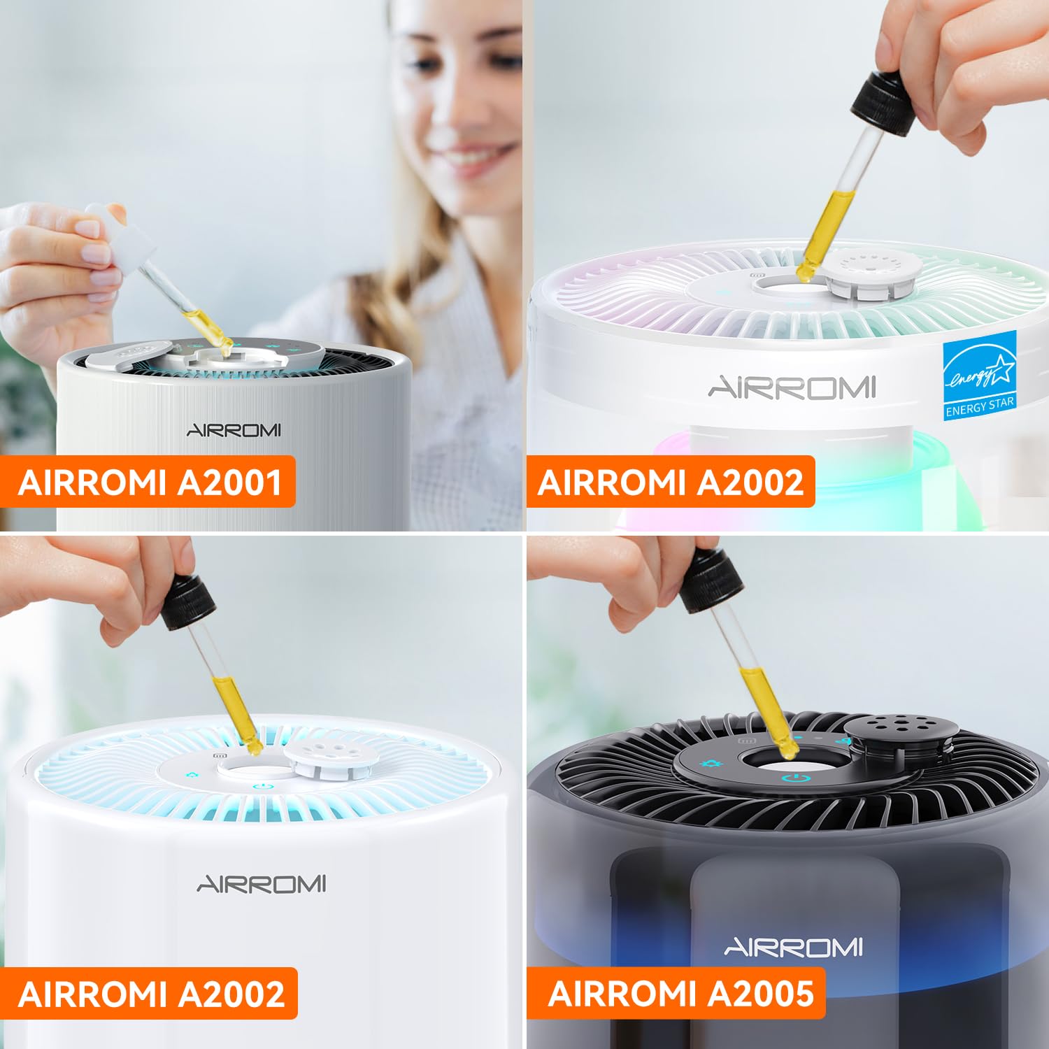 AIRROMI Aromatherapy Cotton Pads compatible with A2001, A2002, and A2005 Pet Air Purifiers for Better Sleep, Ideal for Pet Owners 1 Pack of 12