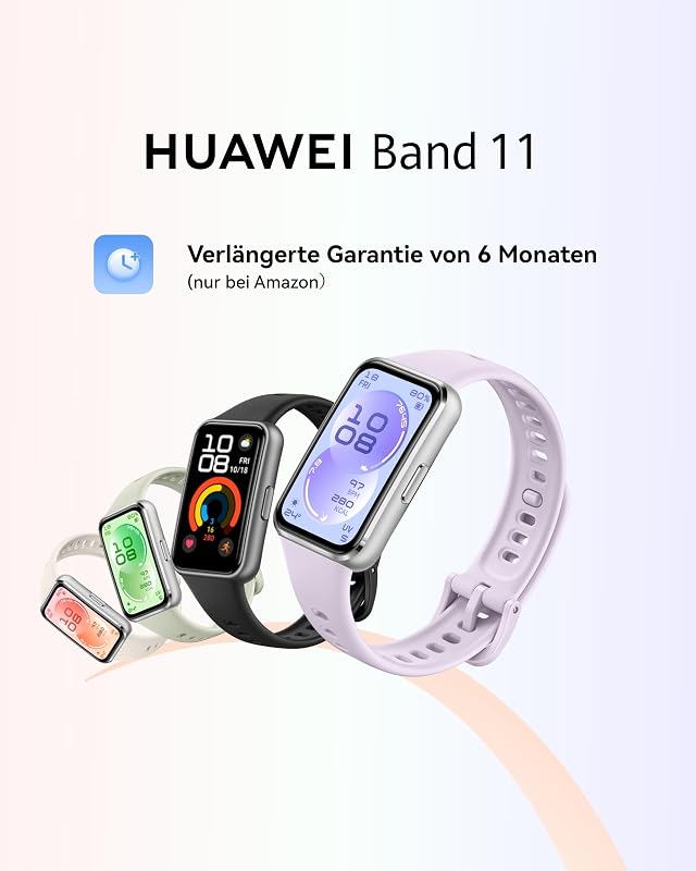 Band 11 Smartwatch, Fitness Tracker, Legierungsgehäuse, Schwarz
